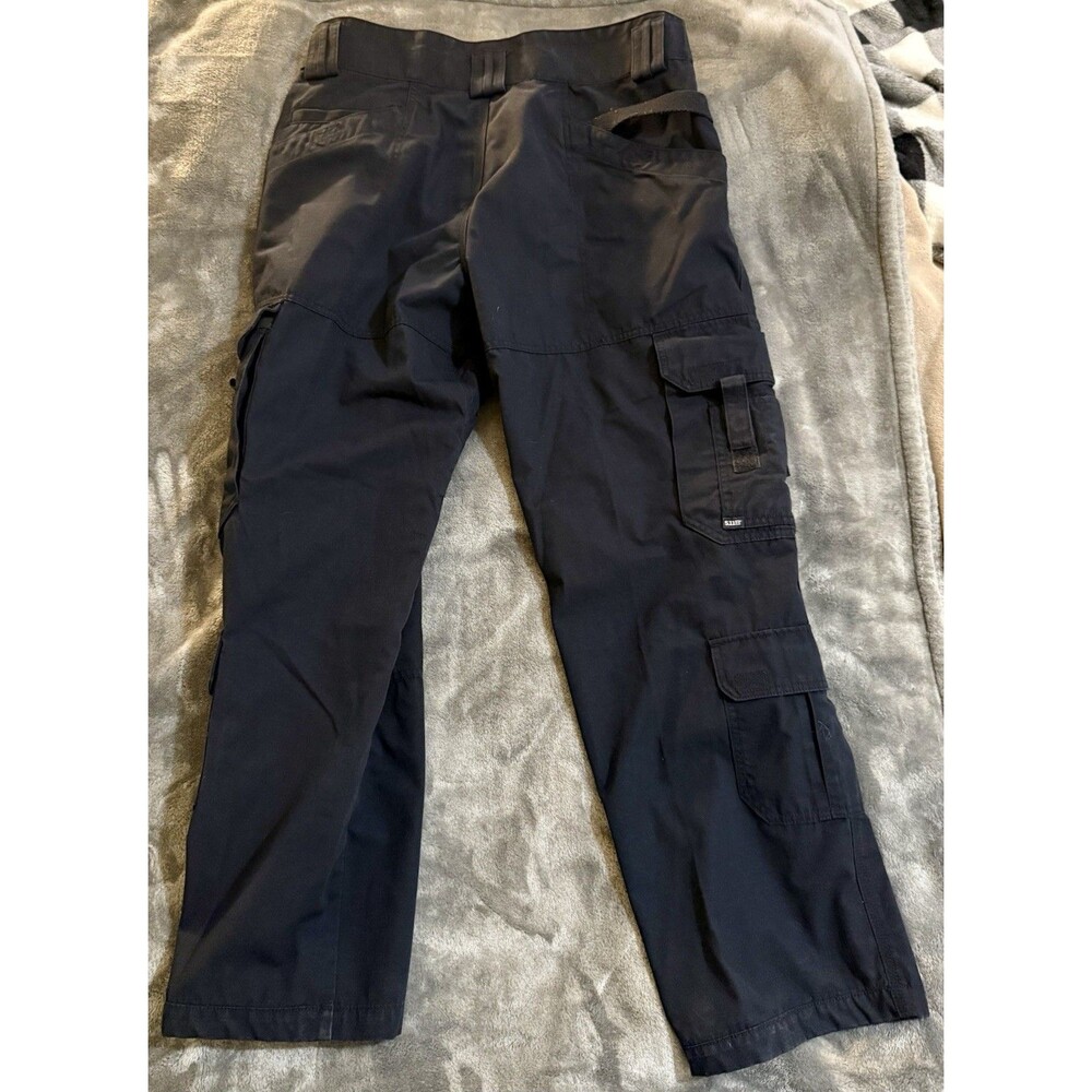 5.11 511 Tactical Womens Pants 18 Reg Cargo Pockets Military Utility Blue Duty - Picture 9 of 9